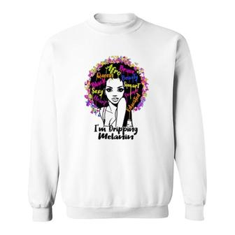 Melanin Black Girl Magic Sweatshirt | Mazezy