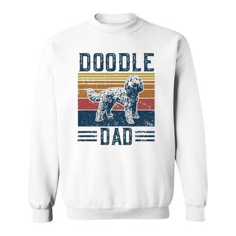 Mens Funny Vintage Doodle Dad - Aussie Doodle & Goldendoodle Sweatshirt | Mazezy