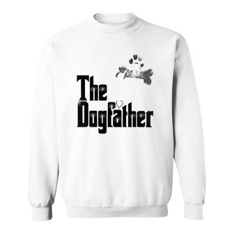 Mens The Dogfather Funny Dad Dog Father's Day Gifts Sweatshirt | Mazezy