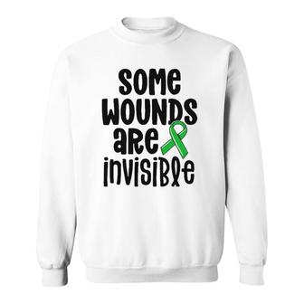 Mental Health Awareness Some Wounds Are Invisible Sweatshirt | Mazezy