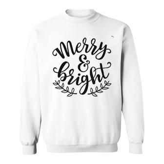 Merry And Bright Sweatshirt | Mazezy