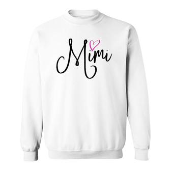 Mimi Womens Gift For Grandma Grandmother Sweatshirt | Mazezy AU