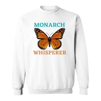 Monarch Whisperer Monarch Butterfly Sweatshirt | Mazezy