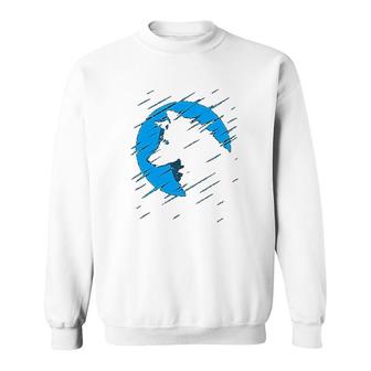 Moon Wolf Graphic Design Sweatshirt | Mazezy