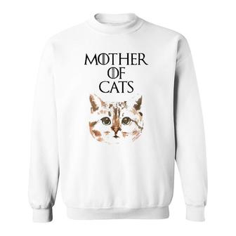 Mother Of Cats Fur Mom Cute & Unique Cat S500194 Ver2 Sweatshirt | Mazezy