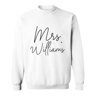Mrs Williams Sweatshirt - Thegiftio UK