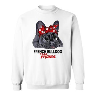 Mum To Be Frenchie Mama Cute French Bulldog Dog Mom Funny Womens Gift Mothers Day Sweatshirt - Thegiftio UK