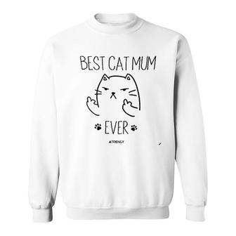 Mum To Be Triency Best Cat Mum Ever Coffee Mug Gift For Mummy Mothers Day Sweatshirt - Thegiftio UK