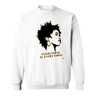 Music Rapper Black Girl Afro Queen Sweatshirt