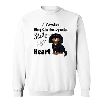 My Black And Tan Cavalier King Charles Spaniel Sweatshirt | Mazezy