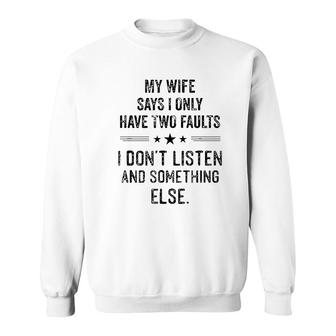 My Wife Gift For Men Funny Husband Gifts Sweatshirt | Mazezy