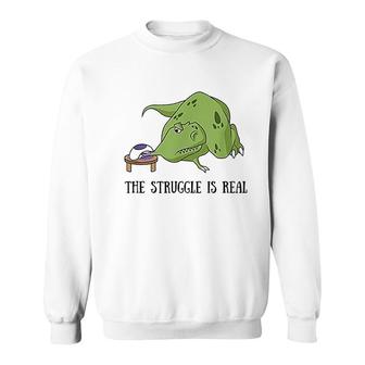 Nail Tech Shirt Tyrannosaurus Rex Drying Nails Sweatshirt | Mazezy