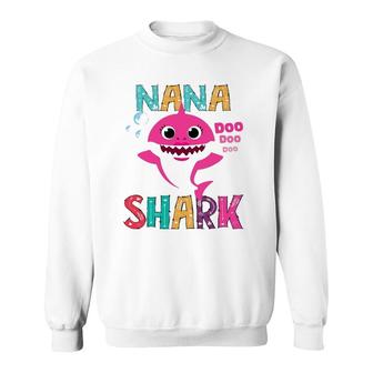Nana Shark Funny Mother's Day Gift For Women Mom Sweatshirt | Mazezy