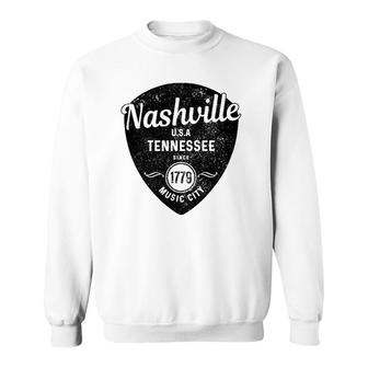 Nashville Tennessee Country Music City Souvenir Gift Sweatshirt | Mazezy