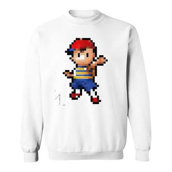 Ness Pixel Art Sweatshirt | Mazezy