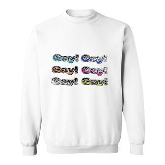 New Pride Gay Lgbt Simple Sweatshirt | Mazezy
