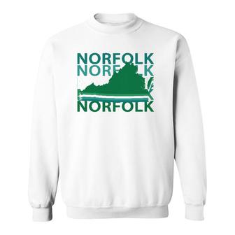 Norfolk Virginia Souvenirs Va Gift Sweatshirt | Mazezy