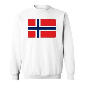 Norwegian Flag Of Norway Souvenir Gift Men Women Kids Sweatshirt | Mazezy
