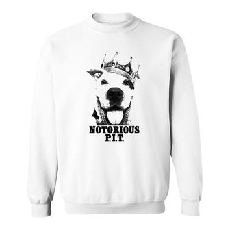 Notorious PIT - Pit Bull Men Women Gift Sweatshirt | Mazezy