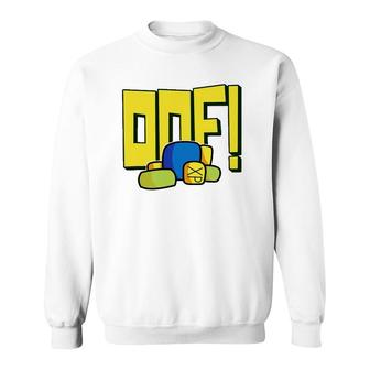 Oof Meme Funny Saying Hand Drawn Gaming Noob For Kids Sweatshirt | Mazezy