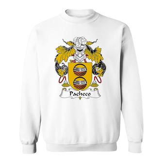Pacheco Coat Of Arms Family Crest Sweatshirt | Mazezy