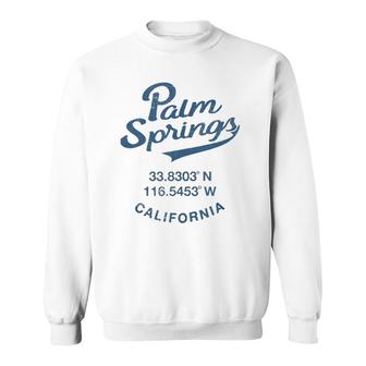 Palm Springs Retro California Vintage Sweatshirt | Mazezy
