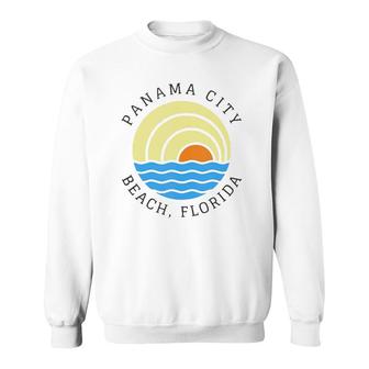 Panama City Beach Florida Waves Sweatshirt | Mazezy