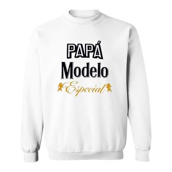 Papá Modelo Especial Mexican Beer Father's Day Sweatshirt | Mazezy