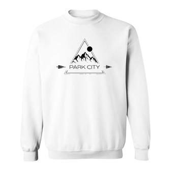 Park City Cool Park City Utah Mountain Souvenir Gift Sweatshirt | Mazezy
