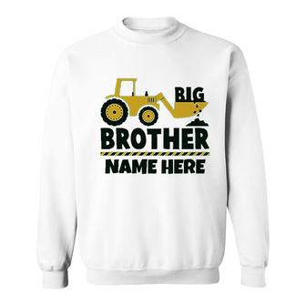 Personalized Big Brother Gift For Tractor Loving Boys Customized Sweatshirt - Thegiftio UK