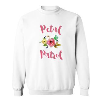 Petal Patrol Sweatshirt | Mazezy