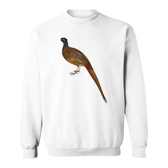 Pheasant Vintage Bird Graphic Sweatshirt | Mazezy