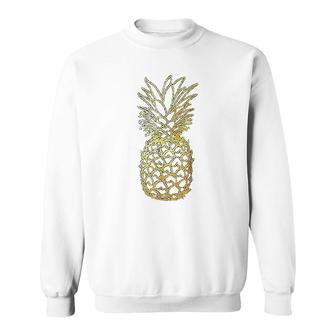 Pineapple Aloha Beaches Hawaiian Hawaii Bridal Gift Sweatshirt | Mazezy