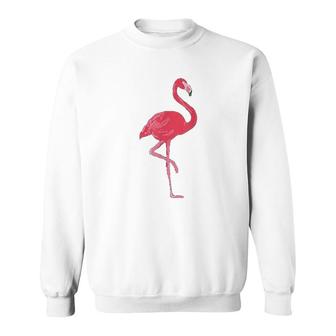 Pink Flamingo Design Sweatshirt | Mazezy