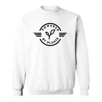 Powered By Plants Cool Vegan Gym Premium Sweatshirt | Mazezy