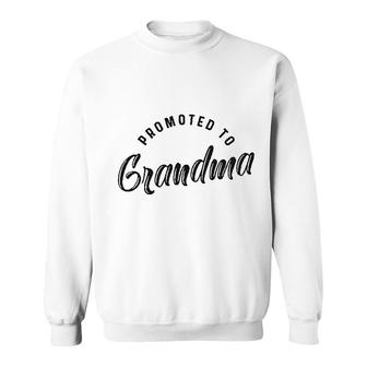 Promoted To Grandma Sweatshirt | Mazezy