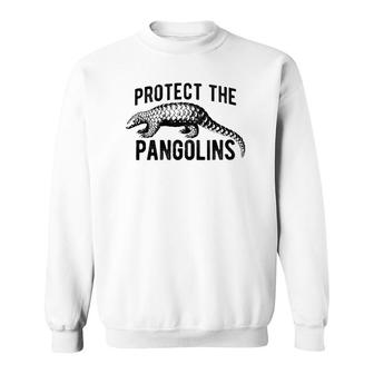 Protect The Pangolins Conservation Vintage Quote Sweatshirt | Mazezy