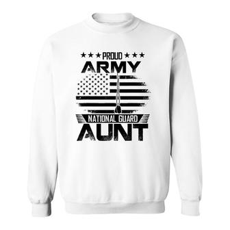 Proud Army National Guard Aunt US Military Gift Sweatshirt | Mazezy