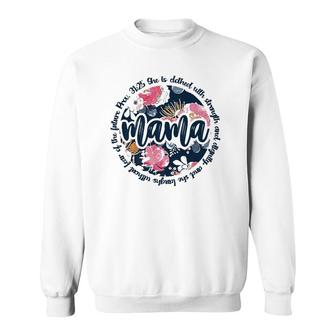 Proverbs 31 Mama Proverbs 3125 Christian Floral For Women Sweatshirt | Mazezy