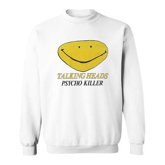 Psycho Killer White Sweatshirt | Mazezy