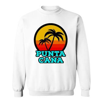 Punta Cana Dominican Republic Souvenir Beach Sunset Vacation Sweatshirt | Mazezy