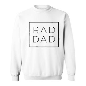 Rad Dad Boxed Sweatshirt | Mazezy