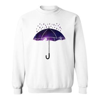 Rain Purple Sweatshirt | Mazezy