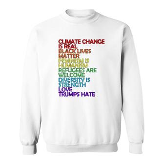 Rainbow Empowerment Sweatshirt | Mazezy