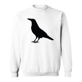 Raven Crow Bird Halloween Gift Sweatshirt | Mazezy
