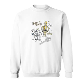 Rebel Droids Doodle Sweatshirt | Mazezy