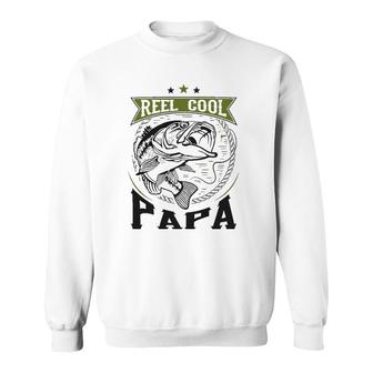 Reel Cool Papa For Cool Fisherman Dad Sweatshirt