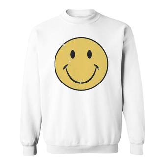 Retro 70'S Style Smile Face Sweatshirt | Mazezy