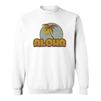 Retro Hawaii Tee Vintage Aloha Sunset Beach Sweatshirt | Mazezy