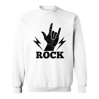 Rock Popular Music Rock Singer Sweatshirt | Mazezy